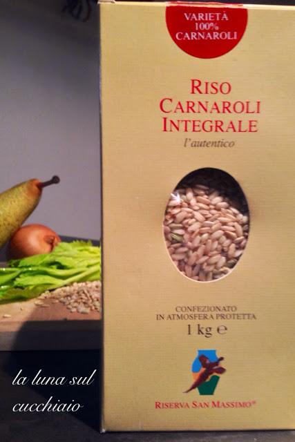 RISO INTEGRALE CON ZUPPETTA DI PERE ABATE