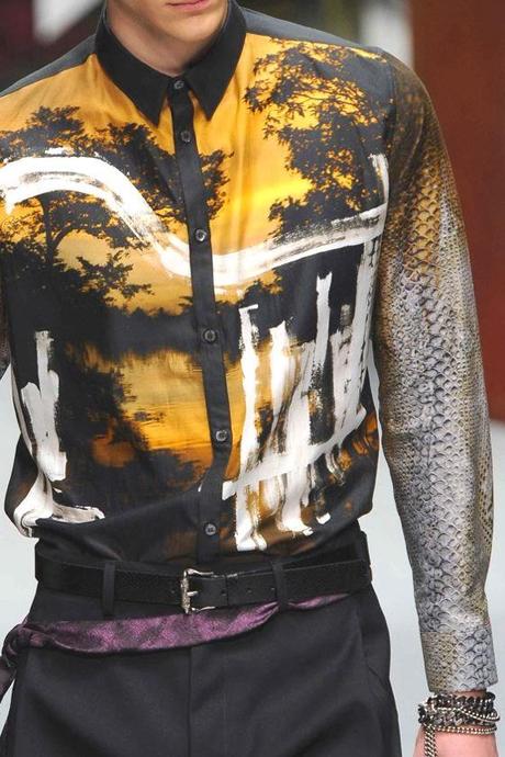 STAMPE,PATTERNS, TEXTURES E DETTAGLI DALLA RECENTE SETTIMANA DELLA MODA DI MILANO (AUTUNNO/INVERNO 2014/15 MENSWEAR) / 7