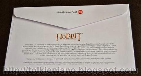 First Day Cover, The Hobbit, Desolation of SMaug, Nuova Zelanda 2013