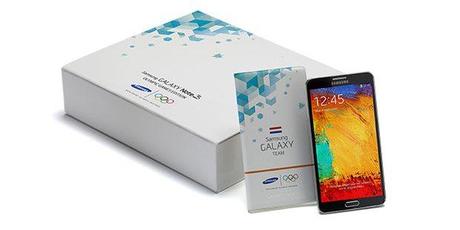 Samsung ha presentato l'edizione speciale del Galaxy Note 3 per i giochi olimpici a Sochi