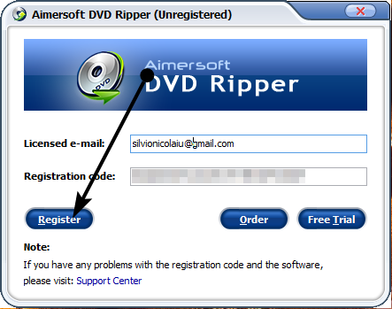 4 Aimersoft DVD Ripper gratis: Convertire DVD in AVI, MPG e tanti formati [Windows App]