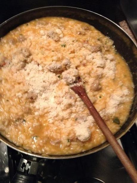 Risotto con salsiccia