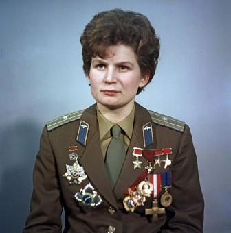 Valentina Tereshkova, prima donna russa nello spazio.