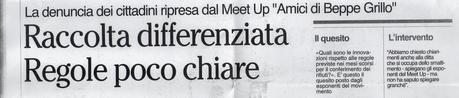 Differenziata flop: il calendario dà informazioni sbagliate, e i cittadini si lamentano!