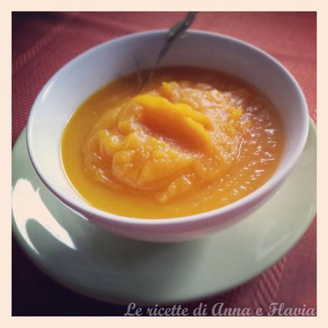 Vellutata di zucca, porri e carote