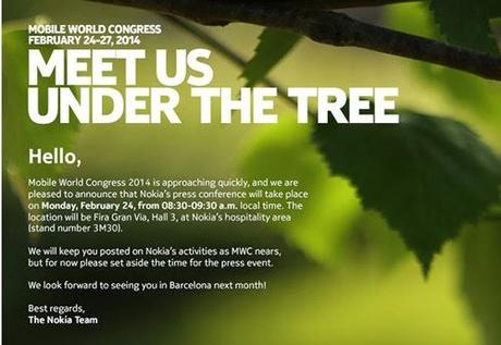 Nokia non mancherà al Mobile World Congress 2014 |  Evento stampa il 24 febbraio alle ore 8:30!