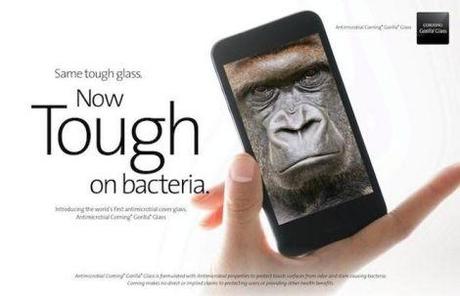 020374 470 corning antimicrobial gorilla glass [Ricerca & Sviluppo] Corning presenta: Antimicrobial Corning Gorilla Glass, il display che uccide i batteri!