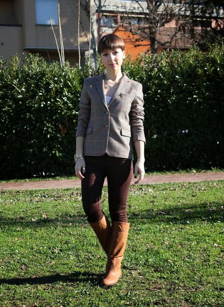 Zara blazer and skinny pants