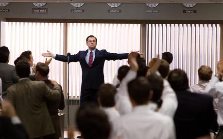 Leonardo DiCaprio in The Wolf of Wall Street