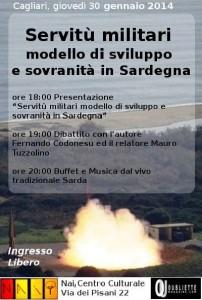 Servitù militari in Sardegna: presentazione del libro di Fernando Codonesu, 30 gennaio 2014, Cagliari