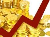 Andamento prezzo oro, settimana rialzo timori crescita globale