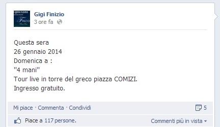 gigi finizio post