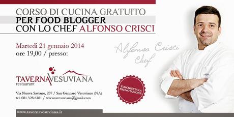 Corso di cucina per foodblogger alla Taverna Vesuviana Restaurant