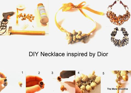 diy Dior, necklace Dior, fashion diy