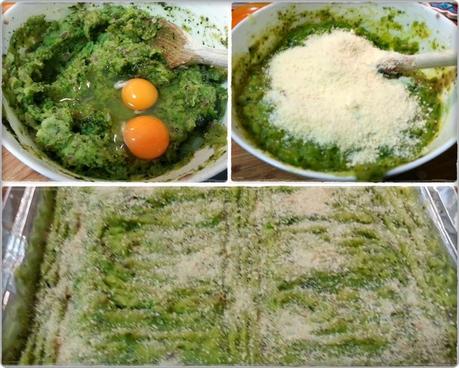 Polpettone di patate e fagiolini al pesto