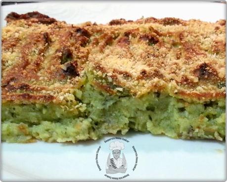 Polpettone di patate e fagiolini al pesto