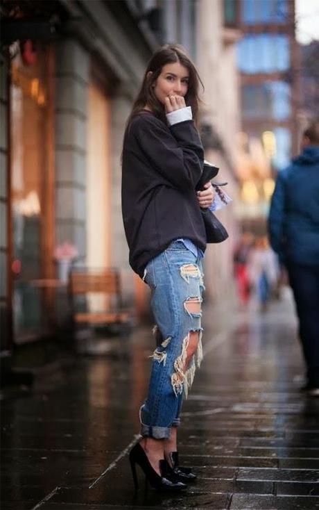 Extra Fashion Tips: brandelli di jeans