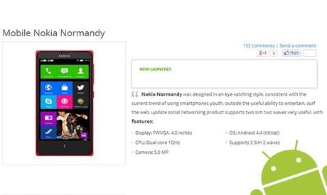 ei9e Nokia Normandy   caratteristiche tecniche dal Vietnam !