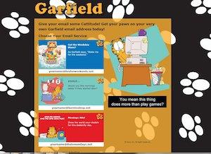 E mail targate Garfield Jim Davis Garfield 