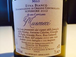 Il Musmeci 2012, Etna DOC Bianco Superiore di Fessina: “eleganza diffusa e sussurrata”. La prima recensione al cru di Carricante di Milo la firma Andrea Gori