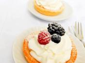 Tartellette alla crema yogurt frutti bosco