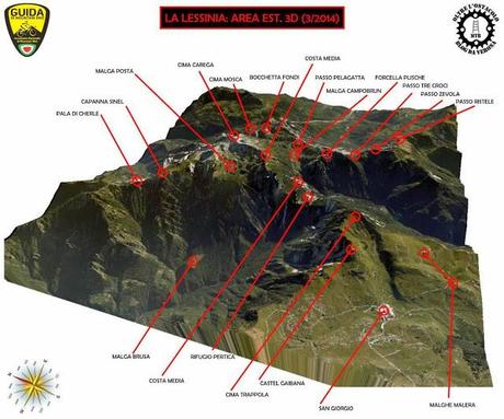 La Lessinia: area est 3D (3/2014)