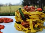 Lasagnette tagliolini gamberetti zucchine