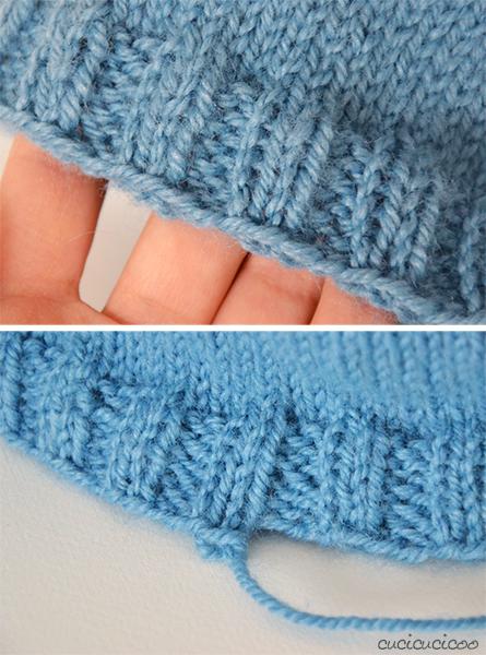 Knitting a top-down hat without a pattern