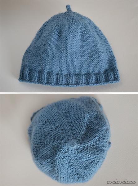 Knitting a top-down hat without a pattern