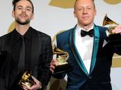 MACKLEMORE RYAN LEWIS trionfano GRAMMY AWARDS. vittorie