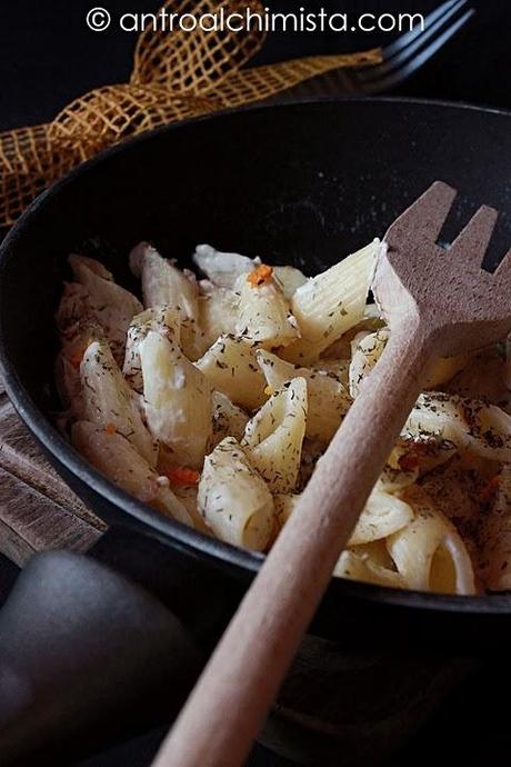 Mezze Penne al Tonno con Crema di Limone