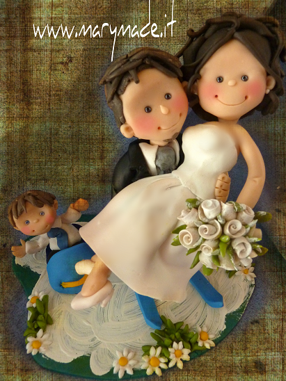 Cake Toppers e bomboniere artigianali scontati per chi sceglie di sposarsi in inverno by Mary Made