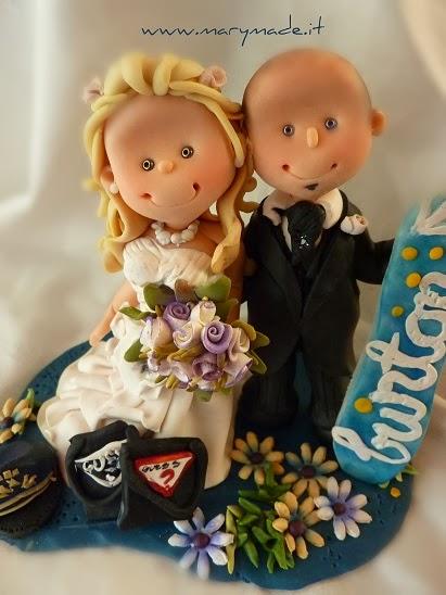 Cake Toppers e bomboniere artigianali scontati per chi sceglie di sposarsi in inverno by Mary Made