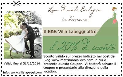 Un Viaggio di nozze Ecologico e Biologico in Toscana - Villa Lapeggi B&B