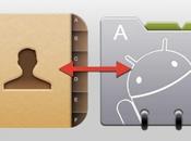 Come trasferire tuoi contatti dallo smartphone Android dall’iPad iPhone?