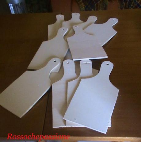 Taglieri diy....i miei portafortuna!!!!!