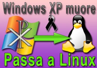 Windows XP muore: passa a Linux