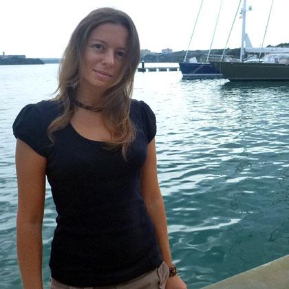 Anna Chillon a Mahon, Menorca, ottobre 2013