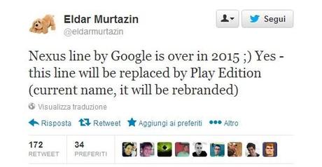 s84c Eldar Murtazin: Google chiude con la linea Nexus dal 2015