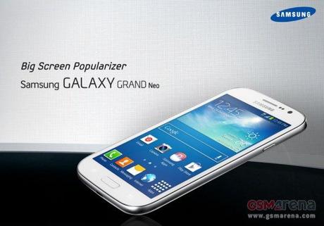 Galaxy Grand Neo Phablet economico al prezzo di 260 Euro