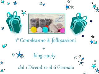 1° compleanno di follipassioni + blogcandy