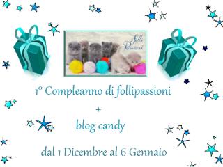 1° blog candy + compleanno di follipassioni!!!!!