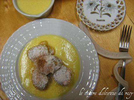 Wiener Schlosserbuben mit vanillesauce - le frittelle di prugne con salsa di vaniglia