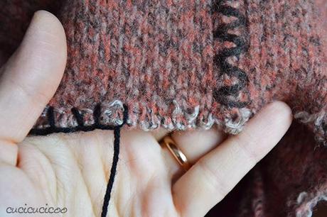 Sew winter hats from old wool sweaters