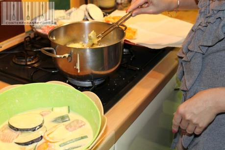 tempura preparazione 1 contemporaneo food Tempura croccante di verdure e salmone...Japanese o portoghese style?