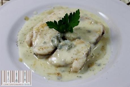 rana pescatrice al gorgonzola contemporaneo food Rana pescatrice al gorgonzola