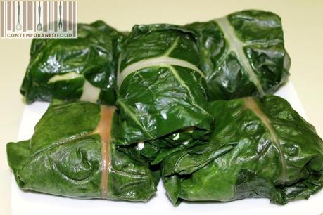 fagottini coste contemporaneo food Fagottini di coste al profumo di limone con ricotta e olive taggiasche