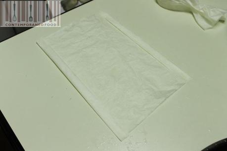 realizzazione contenitori carta forno per gratin contemporaneo food 3 Risotto di scampi al cartoccio con melanzane e mozzarella