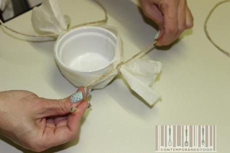 realizzazione contenitori carta forno per gratin contemporaneo food 6 Risotto di scampi al cartoccio con melanzane e mozzarella