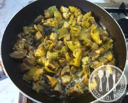 Cestini carciofi e curry